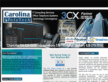 Tablet Screenshot of carolinainfotech.com